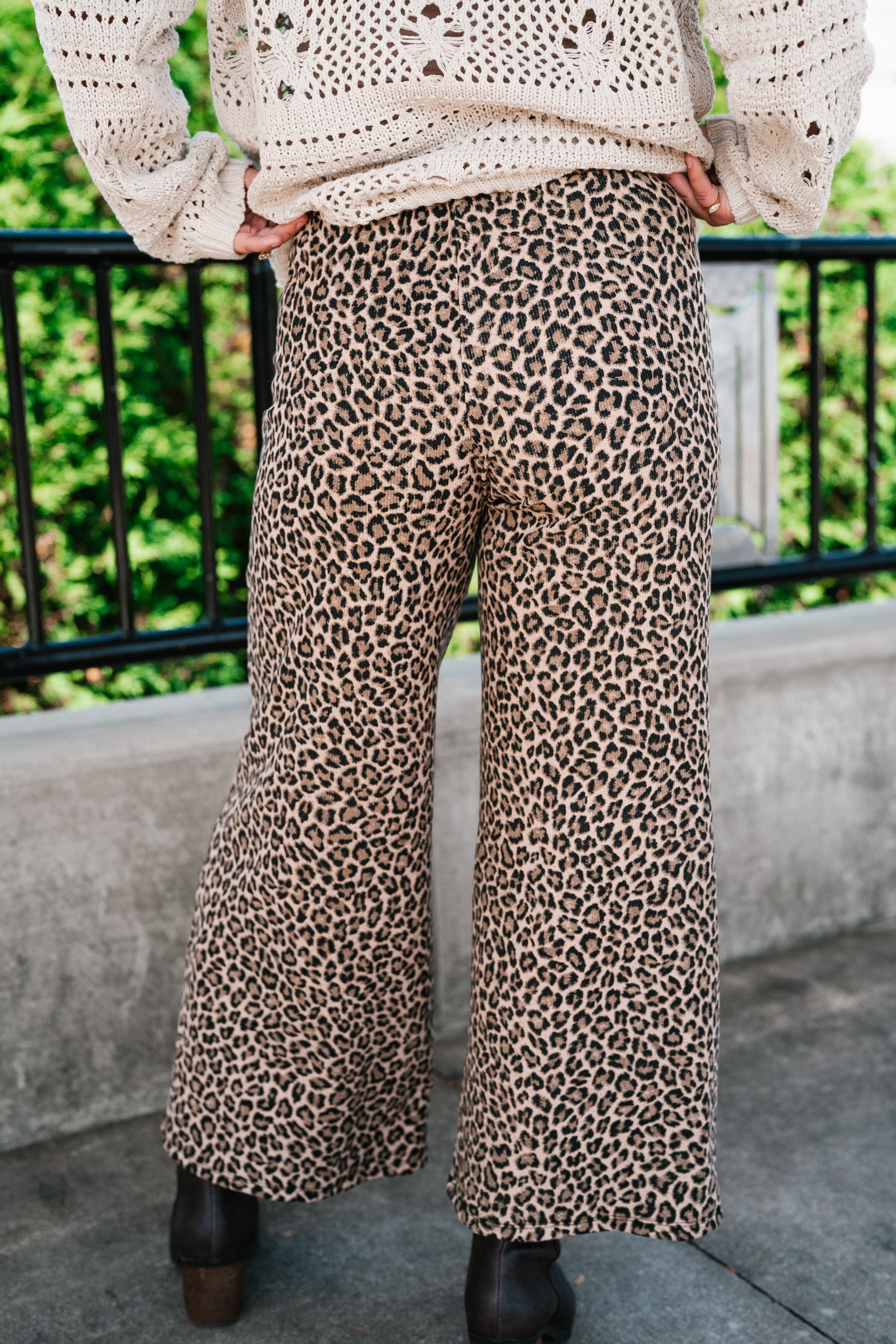 Wildly Relaxed Leopard Print Bottom