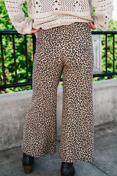Wildly Relaxed Leopard Print Bottom