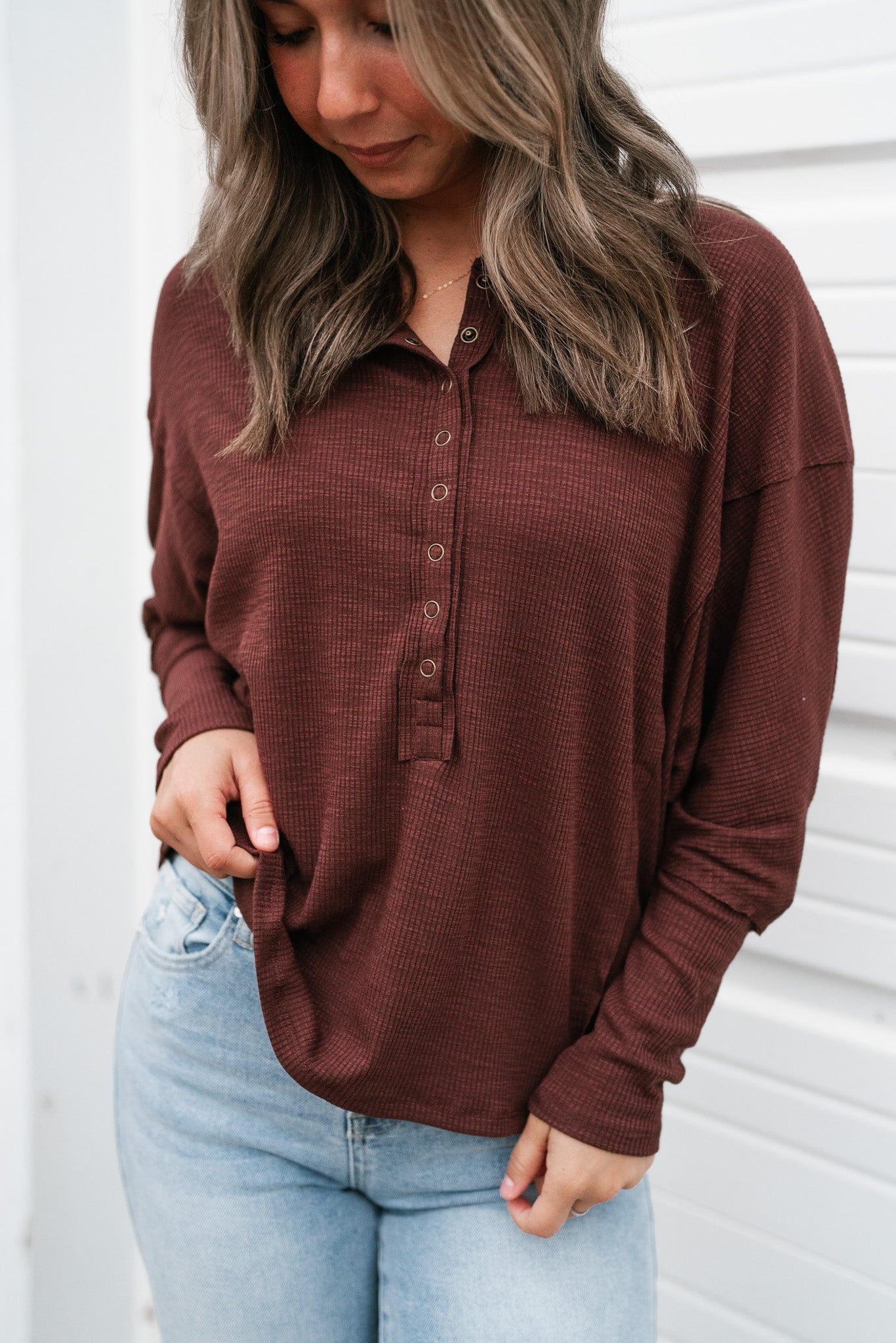 Stay With Me Ribbed Top