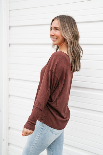Stay With Me Ribbed Top