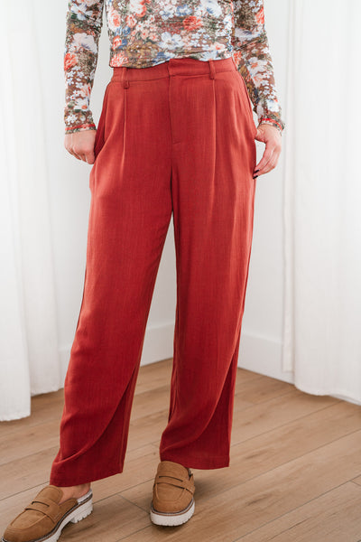 Terracotta Trails Linen Pant