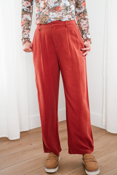 Terracotta Trails Linen Pant