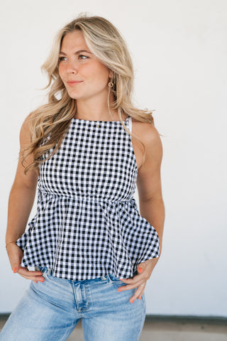 Daisy Lane Gingham Tank Top