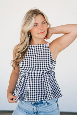 Daisy Lane Gingham Tank Top