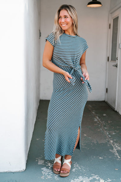 In Between The Lines Maxi Dress