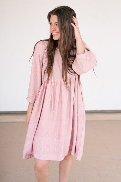 Aurora Mauve Textured Dress