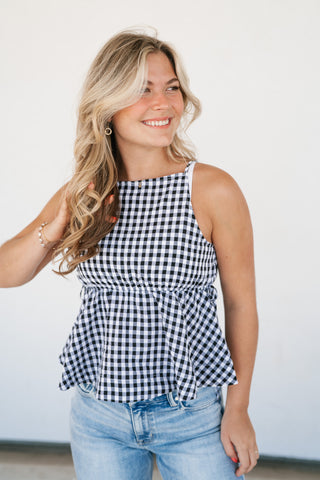 Daisy Lane Gingham Tank Top