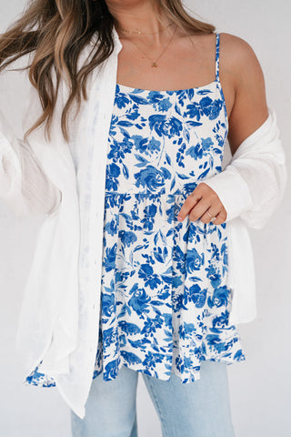 Lela Button down- White