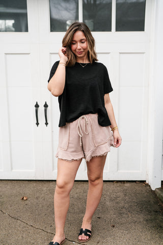 Warm Breeze Lounge Short - Mocha