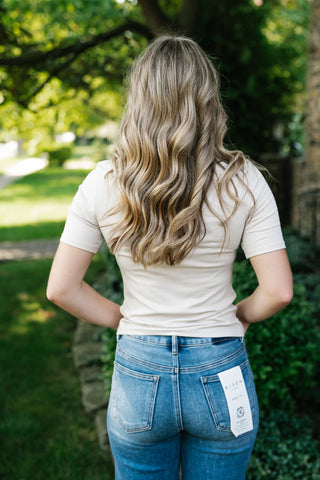 Keep It Simple Mock Neck Top