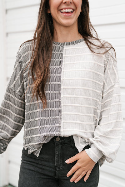 Bella Basic Stripes Top