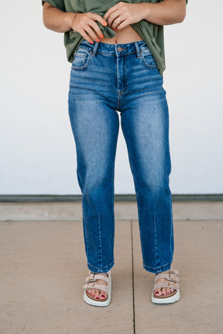 Risen Kennedy High Rise Boyfriend Tapered Jean