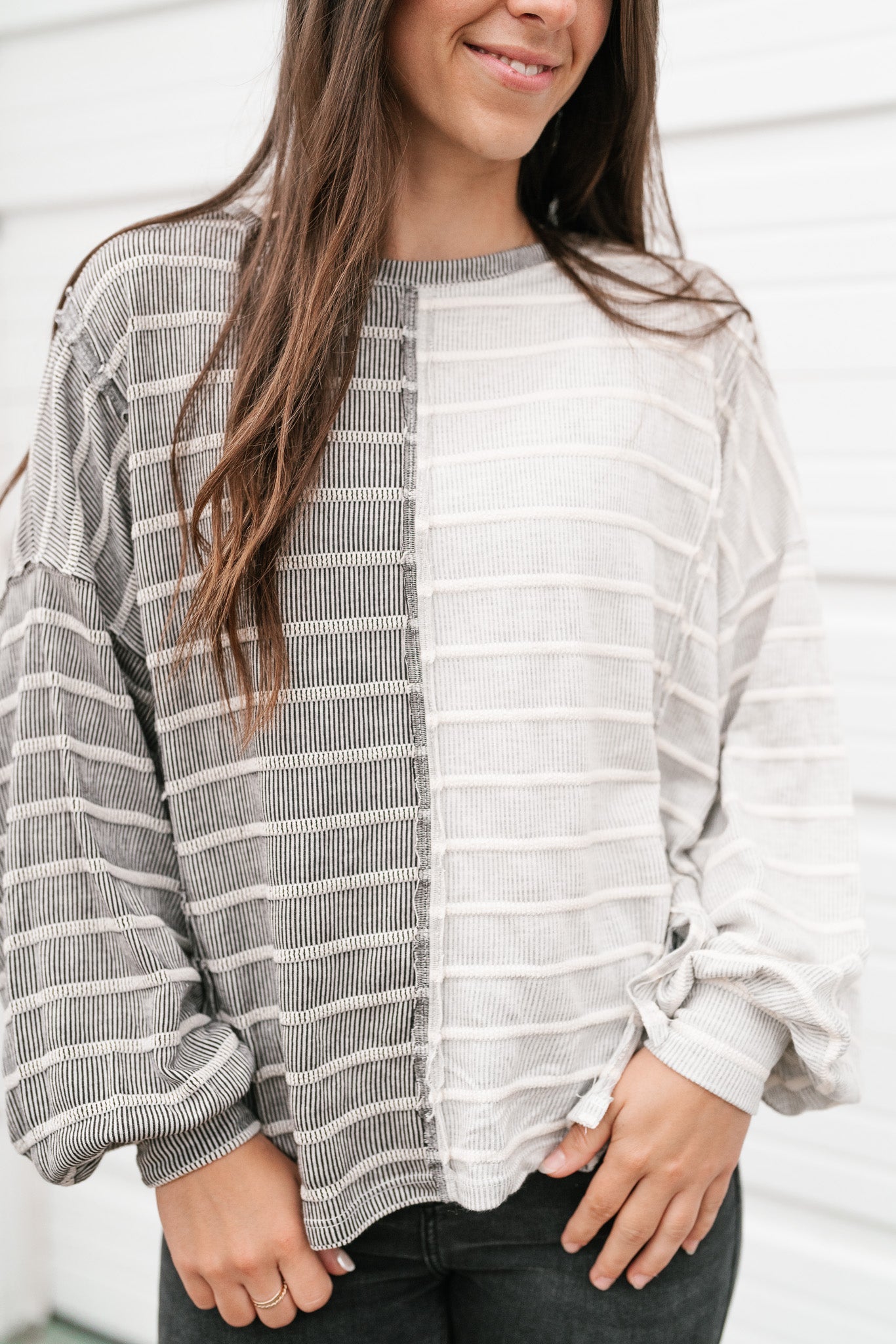 Bella Basic Stripes Top
