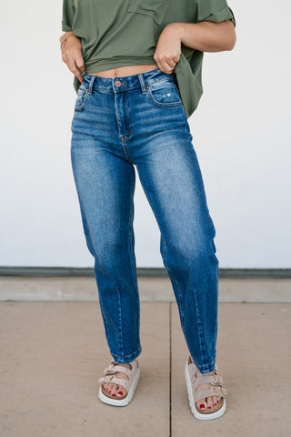 Risen Kennedy High Rise Boyfriend Tapered Jean