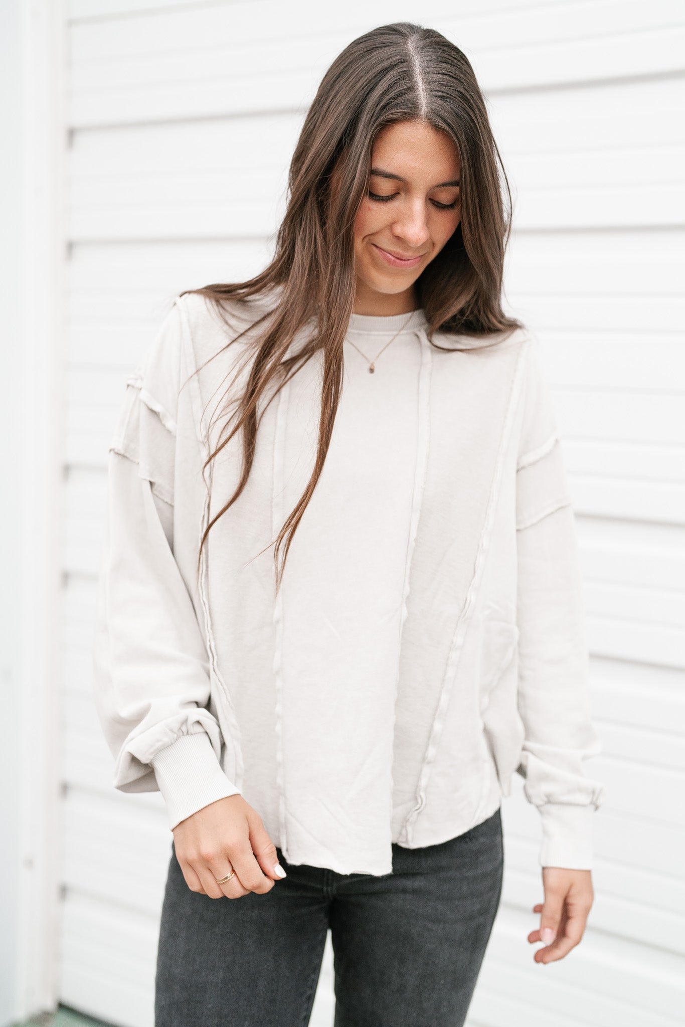 Everyday Essential Distressed Top