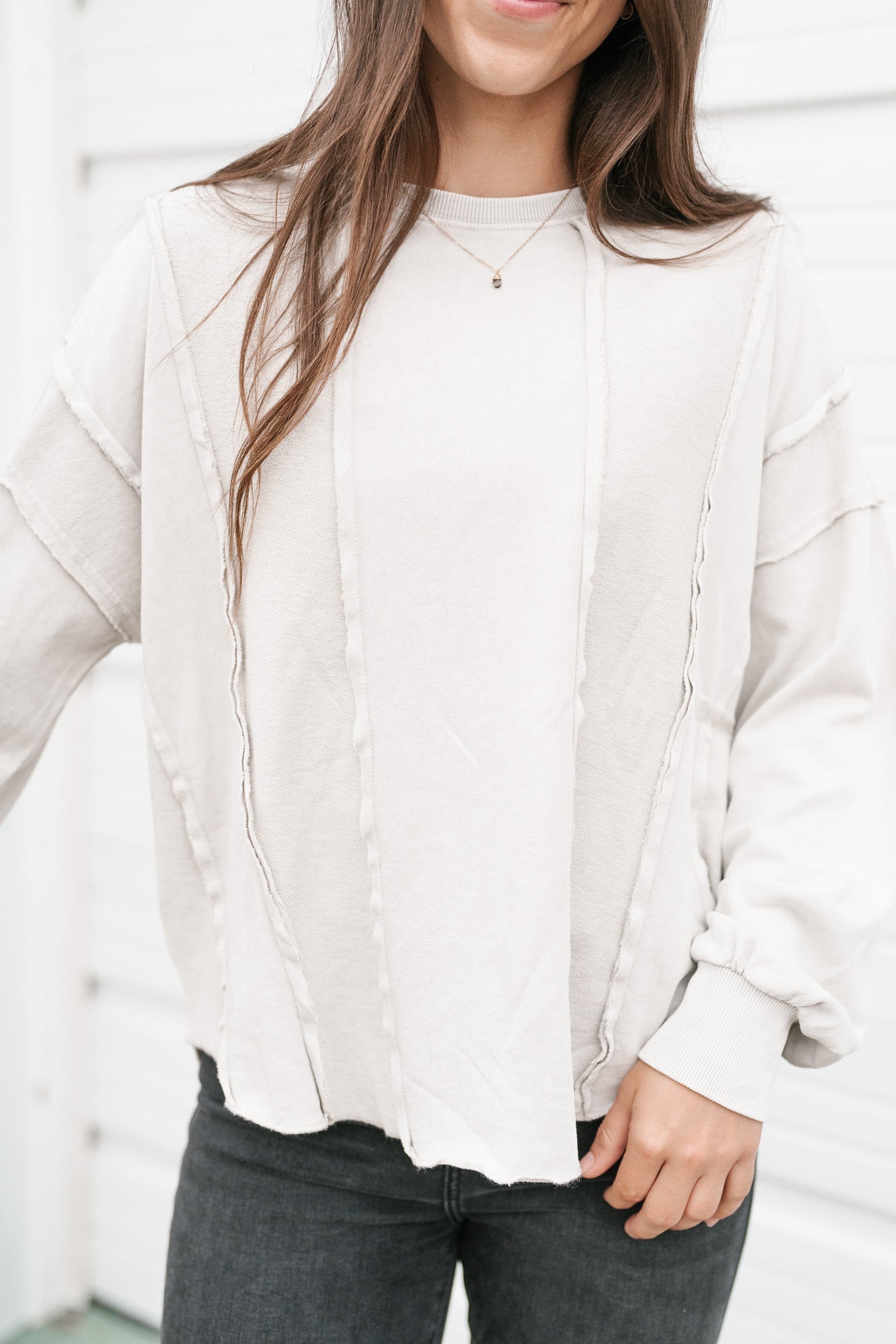 Everyday Essential Distressed Top