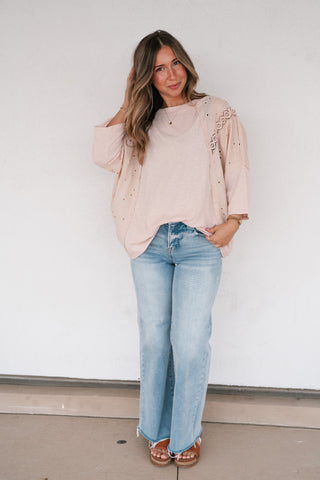 Floral Fable Relaxed Oversized Top