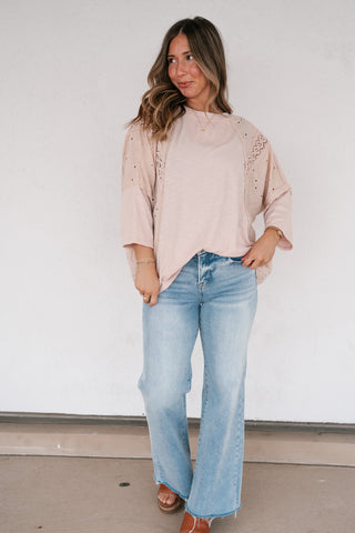 Floral Fable Relaxed Oversized Top