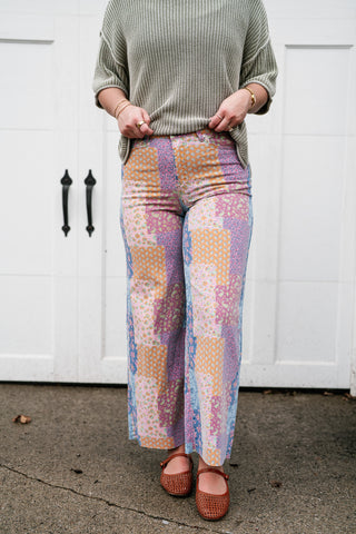 Storybook Patchwork Wide Leg Bottom