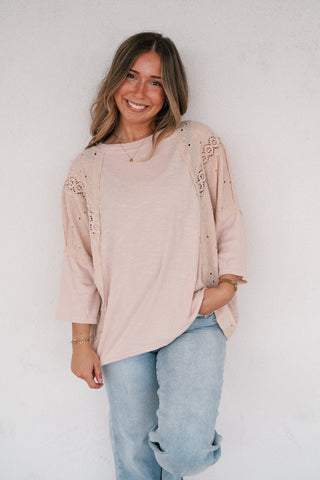 Floral Fable Relaxed Oversized Top