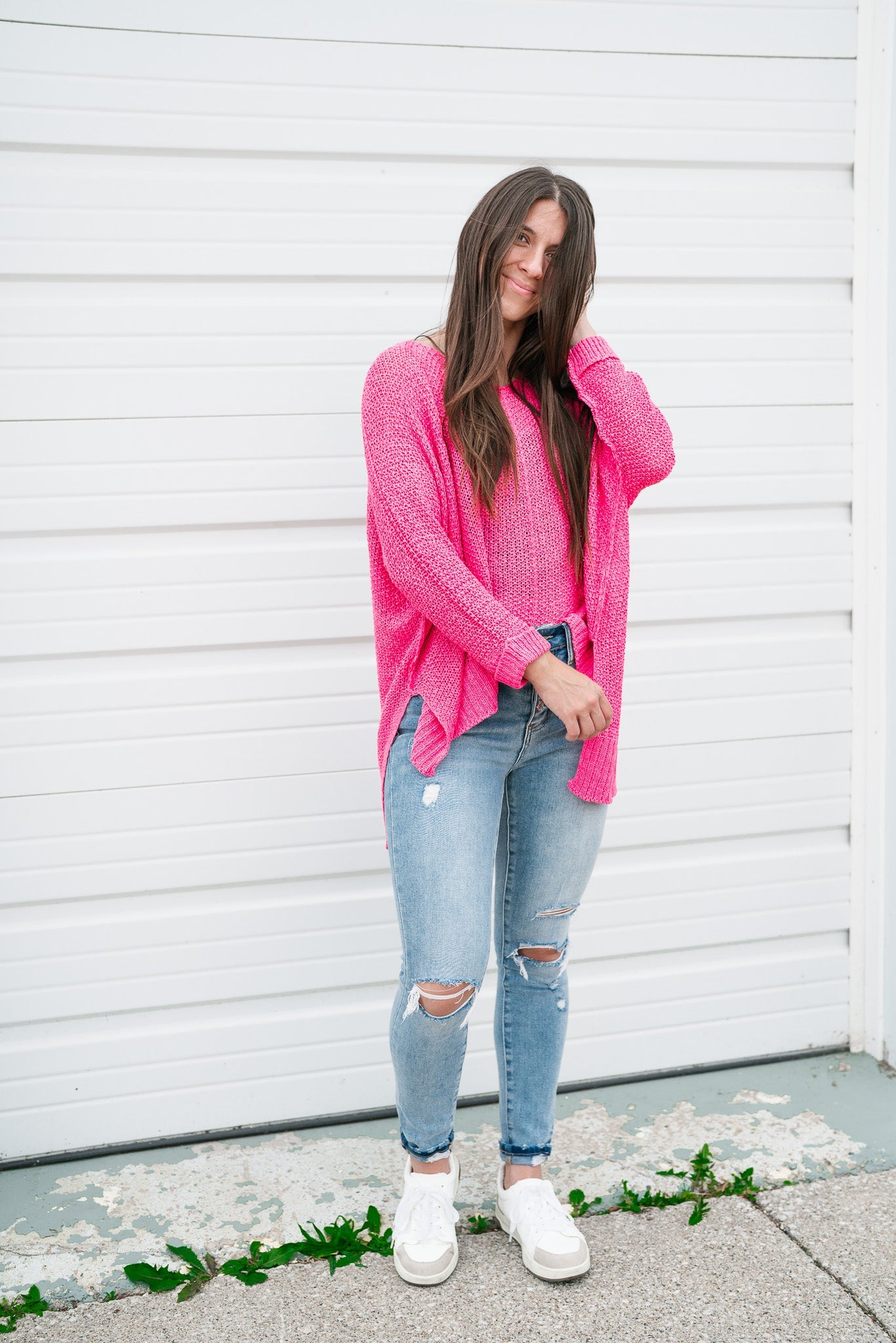 Pink Paradise Knit Top