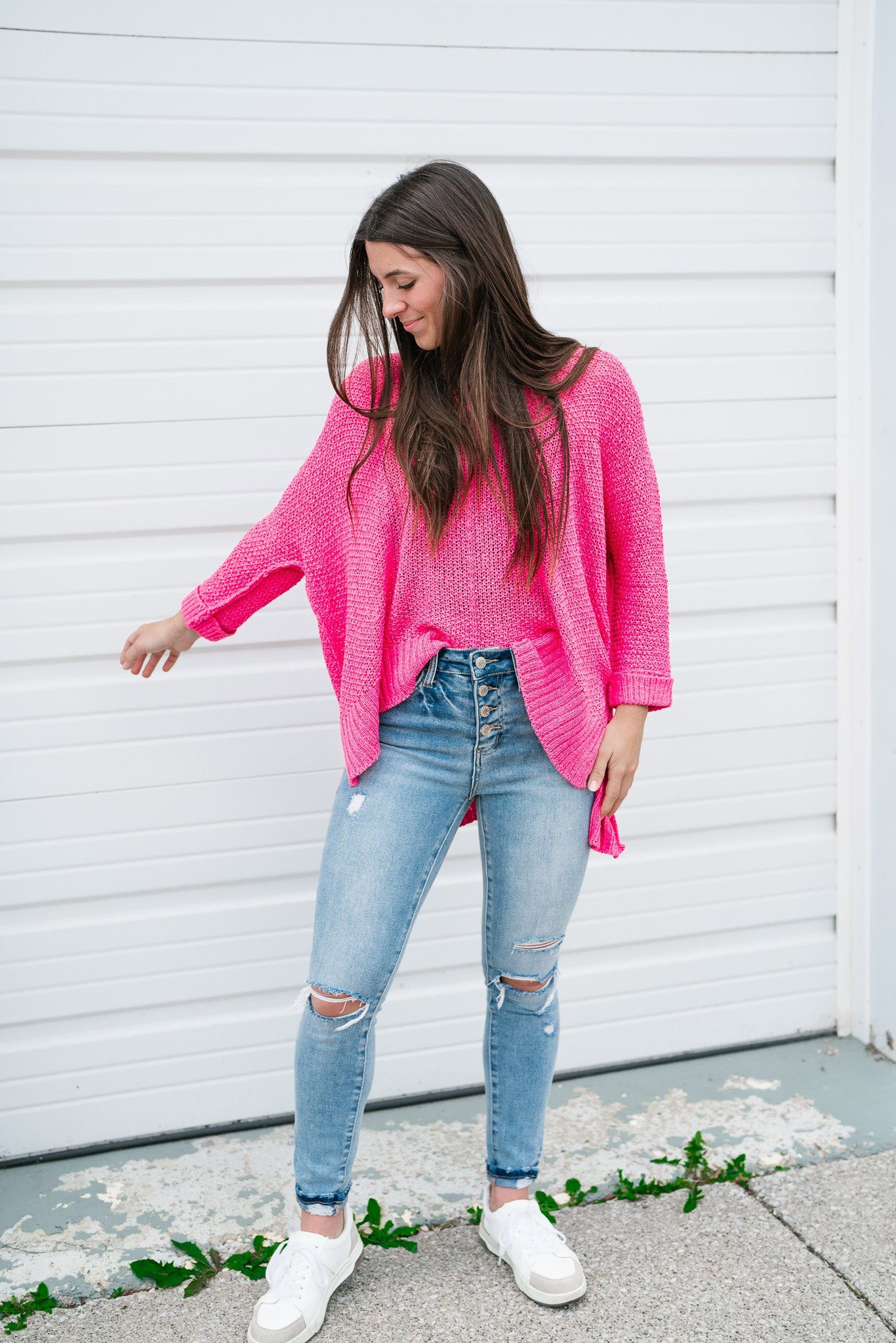 Pink Paradise Knit Top