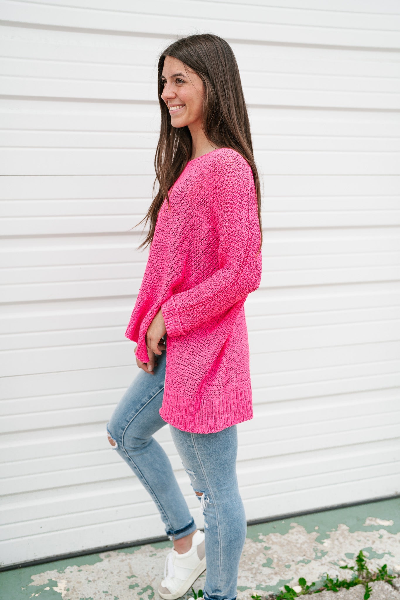 Pink Paradise Knit Top