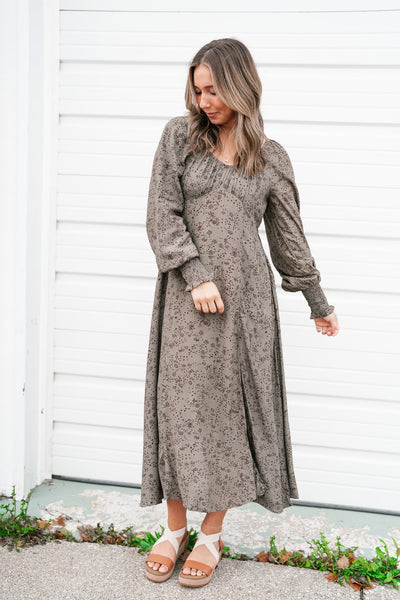 Olive Dreams Midi Dress