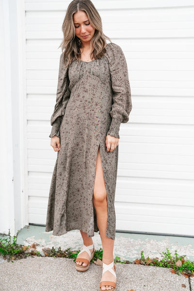 Olive Dreams Midi Dress