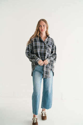 Fireside Flannel - Navy