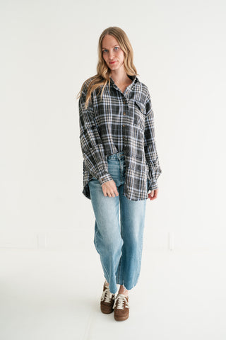 Fireside Flannel - Navy