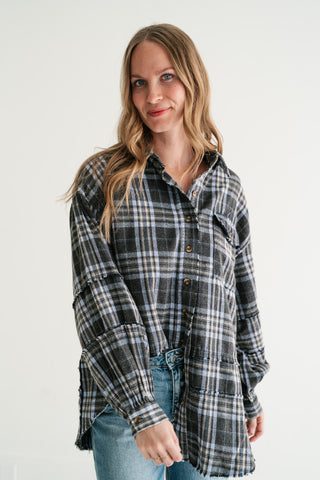 Fireside Flannel - Navy