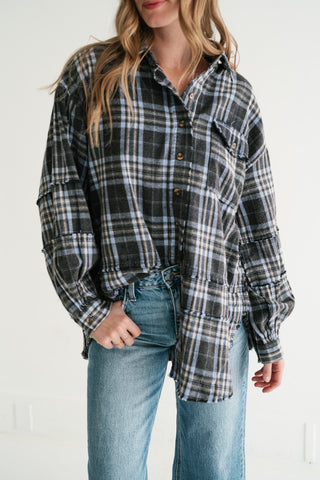 Fireside Flannel - Navy