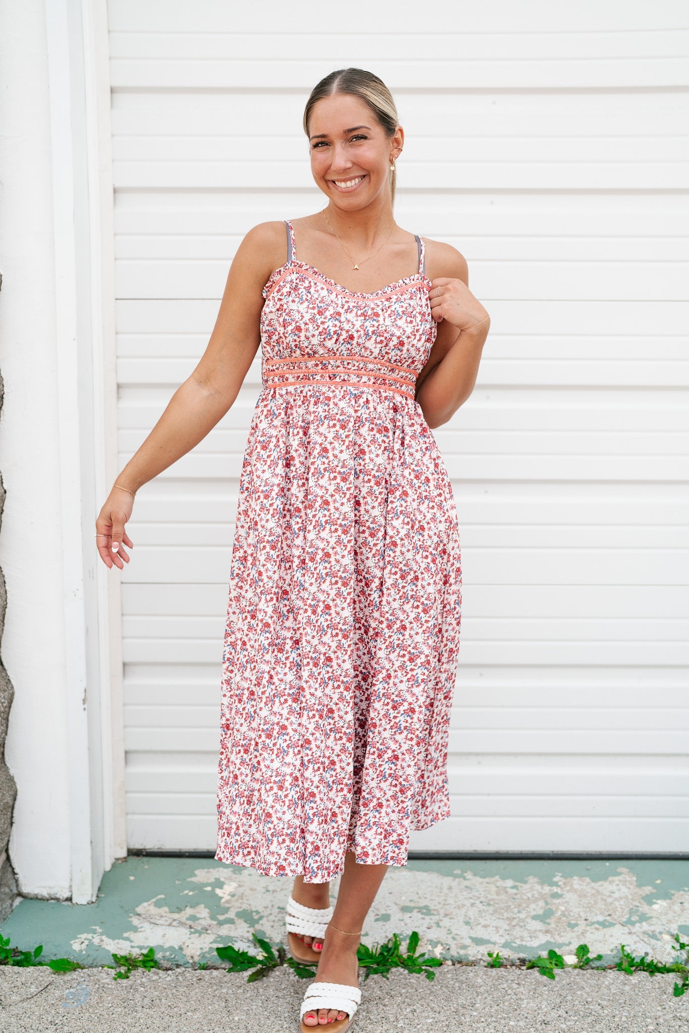 Baby I'm Back Daisy Midi Dress