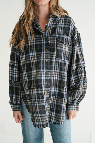Fireside Flannel - Navy