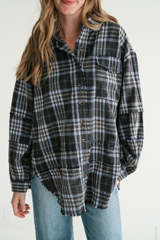 Fireside Flannel - Navy