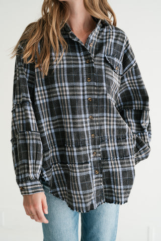 Fireside Flannel - Navy