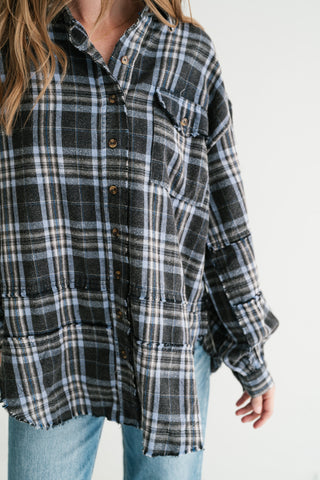 Fireside Flannel - Navy