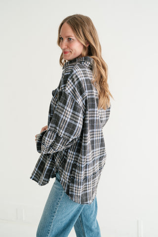 Fireside Flannel - Navy
