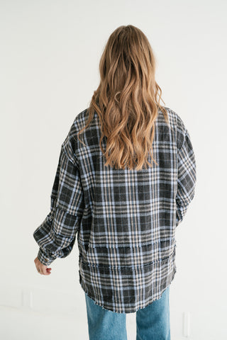 Fireside Flannel - Navy