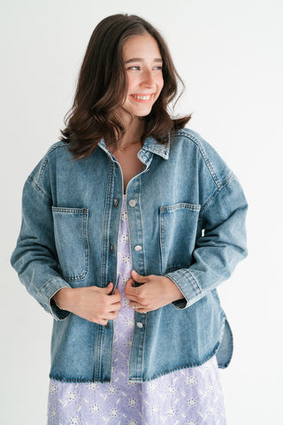 Worn Well Light Wash Denim Jacket
