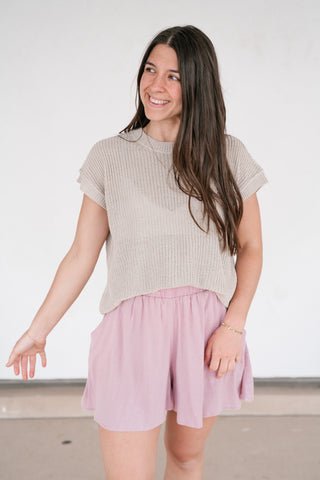 Spring Theme Knit Top