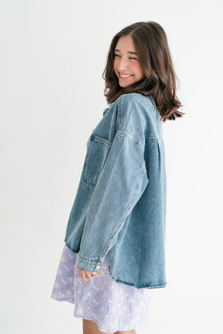 Worn Well Light Wash Denim Jacket