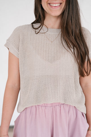 Spring Theme Knit Top