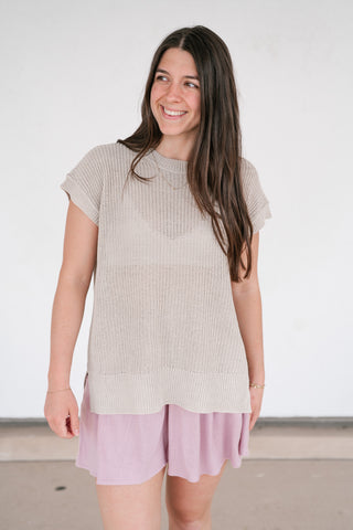 Spring Theme Knit Top