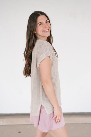 Spring Theme Knit Top