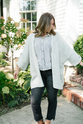 Lasting Favorite Knit Cardigan - Heather Grey
