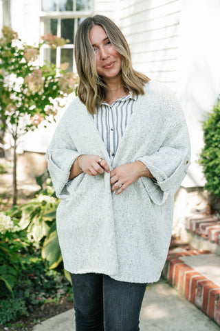 Lasting Favorite Knit Cardigan - Heather Grey