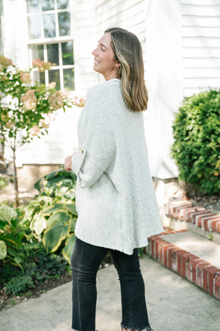 Lasting Favorite Knit Cardigan - Heather Grey