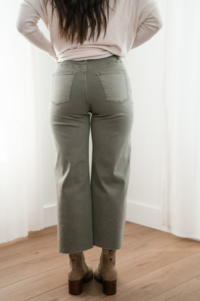 Willow Olive High Rise Stretch Pants